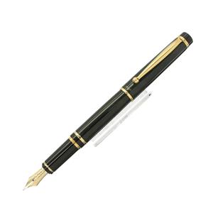 万年筆 グランセ ブラック ゴールドトリム 中細字