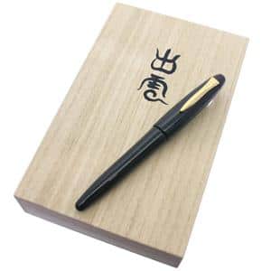 万年筆 キングダムノート別注 出雲 黒柿 グロス仕上げ 中字