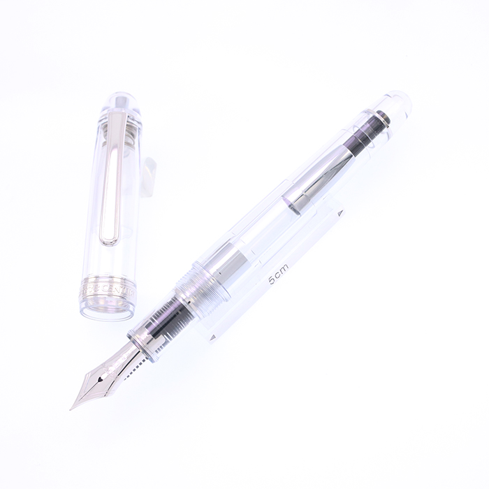 中古)PLATINUM プラチナ 万年筆 #3776 センチュリー 忍野 細字（商品ID