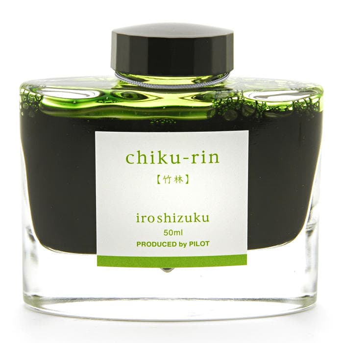 (新品)PILOT パイロット ボトルインク iroshizuku 色彩雫 chiku-rin 【竹林】  50ml（商品ID：4902505433337）詳細ページ | 万年筆　ボールペンなど高級筆記具の販売・買取｜キングダムノート