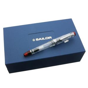 SAILOR セーラー 万年筆 趣味の文具箱限定 プロフェッショナルギア レアロ スケルトンレッド 細字 メイン