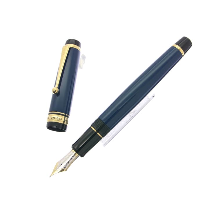 18K 750 万年筆 Lapiz B0828 イタリア製 青マーブル 金ペン先 詳細ページ | 万年筆 ボールペンなど高級筆記具の販売・買取