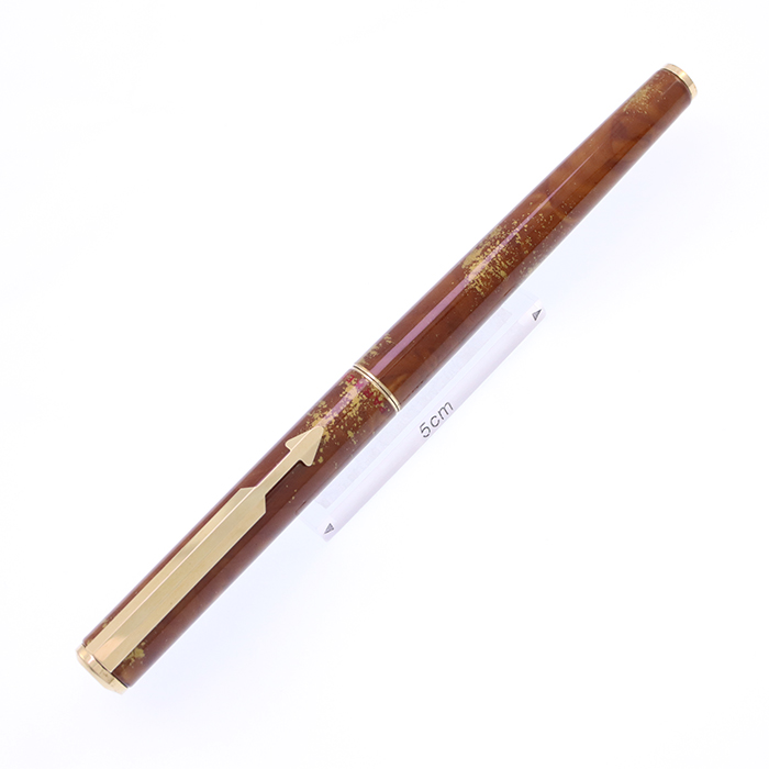 中古)PARKER パーカー 万年筆 アロー 天然漆 ブラウン XF（商品ID