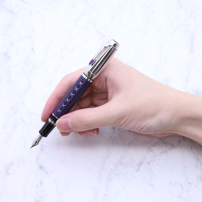 MONTBLANC モンブラン 万年筆 ボエム　スチール/アメジストペン先18k MONTBLANC モンブラン 万年筆 ボエム スチール/アメジストペン先18k