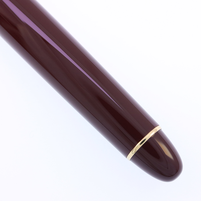 中古)PILOT パイロット 万年筆 カスタム742 ディープレッド 太字（商品