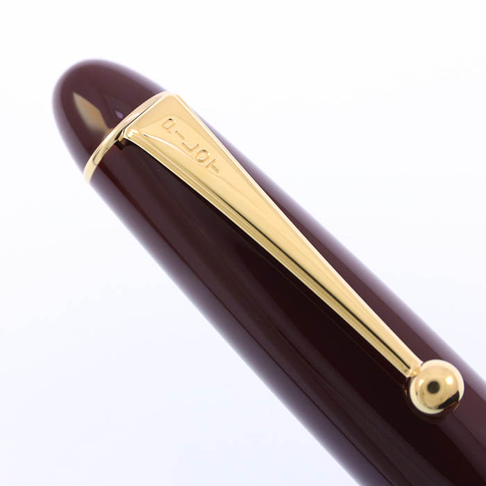 中古)PILOT パイロット 万年筆 カスタム742 ディープレッド 太字（商品