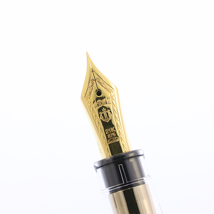 中古)SAILOR セーラー 万年筆 透明プロフィット21 金 極細字（商品ID