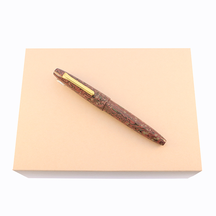 新品)SAILOR セーラー 万年筆 長刀研ぎエボナイト 梅咲（商品ID