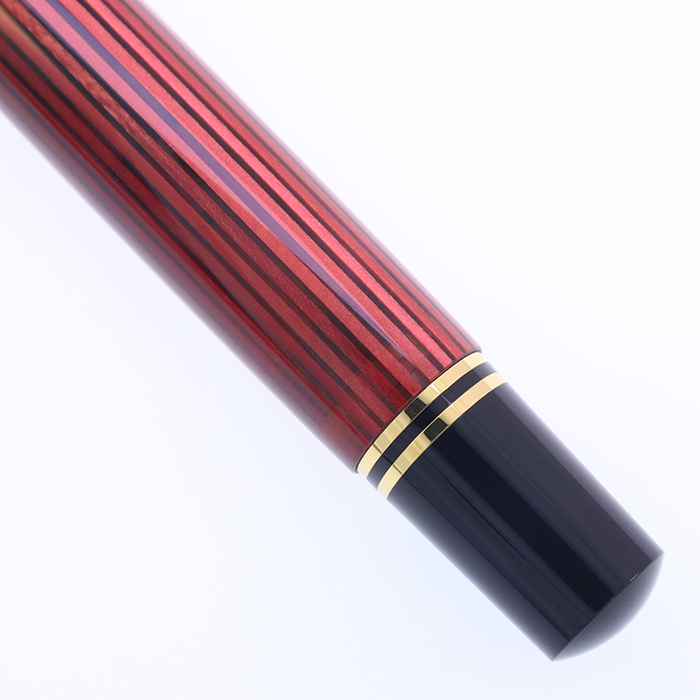 中古)Pelikan ペリカン 万年筆 スーベレーン M800 レッドストライプ M