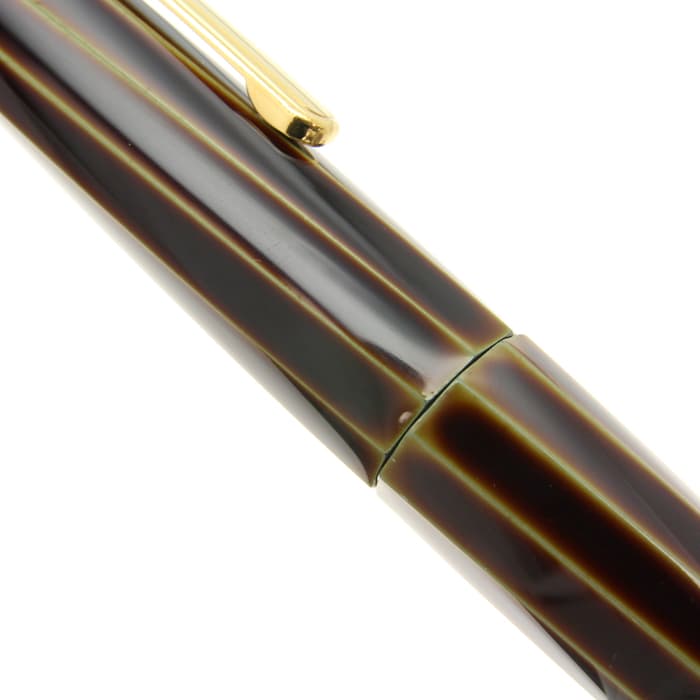 新品)NAKAYA 中屋万年筆 万年筆 ライター 十角TW ポータブル 碧溜 中字