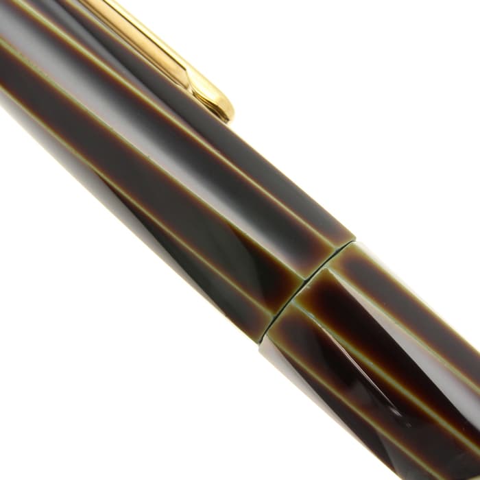 新品)NAKAYA 中屋万年筆 万年筆 ライター 十角TW ポータブル 碧溜 中字