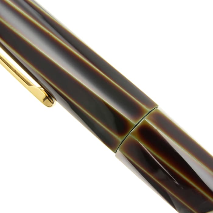 新品)NAKAYA 中屋万年筆 万年筆 ライター 十角TW ポータブル 碧溜 中字