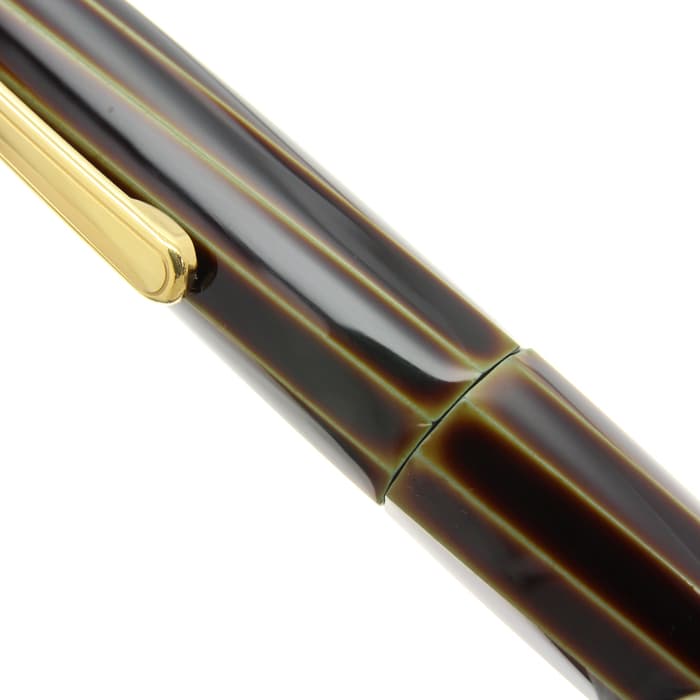 新品)NAKAYA 中屋万年筆 万年筆 ライター 十角TW ポータブル 碧溜 中字