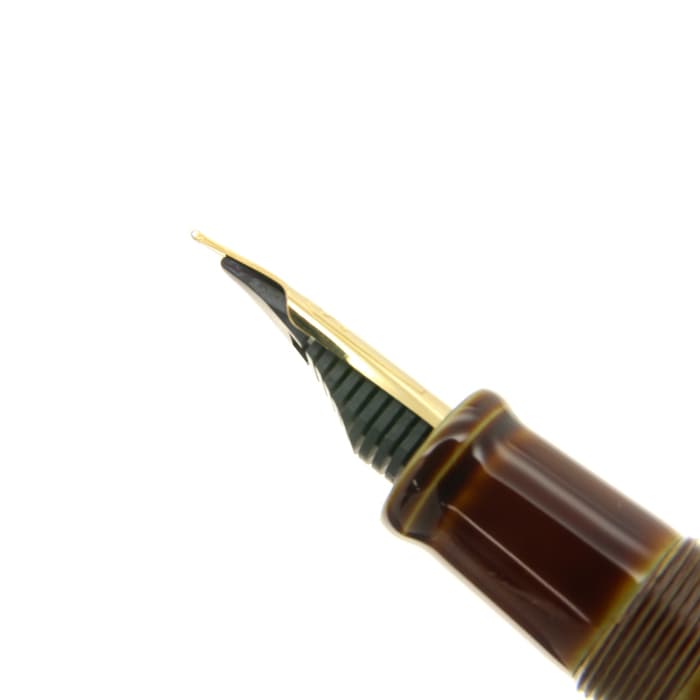 新品)NAKAYA 中屋万年筆 万年筆 ライター 十角TW ポータブル 碧溜 中字