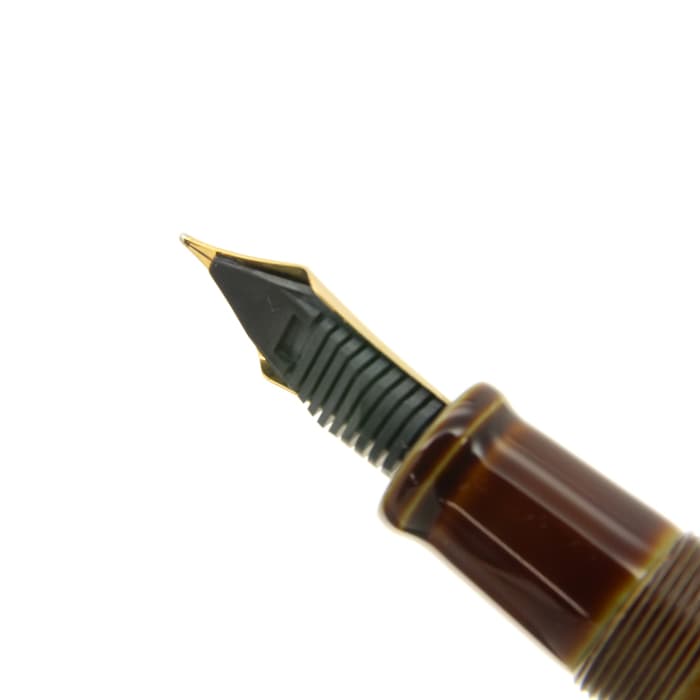 新品)NAKAYA 中屋万年筆 万年筆 ライター 十角TW ポータブル 碧溜 中字