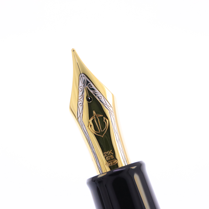 中古)SAILOR セーラー 万年筆 キングプロフィット エボナイト