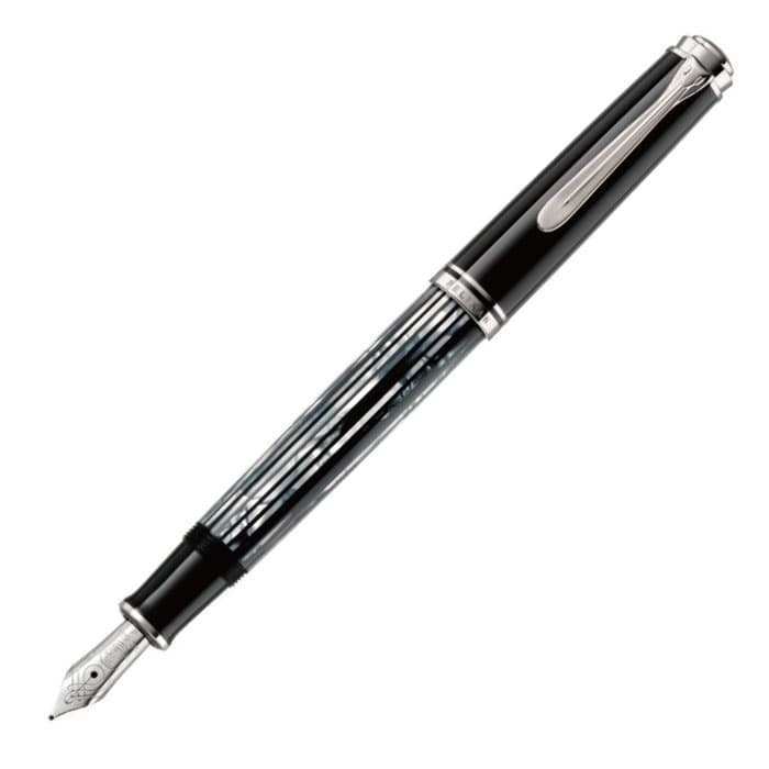 Amami 新品文具】 Pelikan M605トータスシェルブラック 万年筆吸入式 