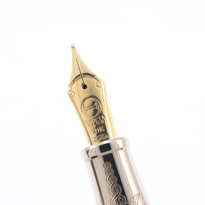 中古)SAILOR セーラー 万年筆 創業85周年記念 シータ 緑漆 クロス