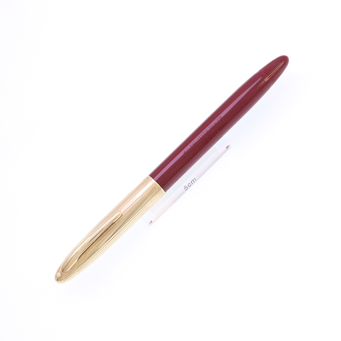 中古)SHEAFFER シェーファー 万年筆 スノーケル クレスト バーガンディ