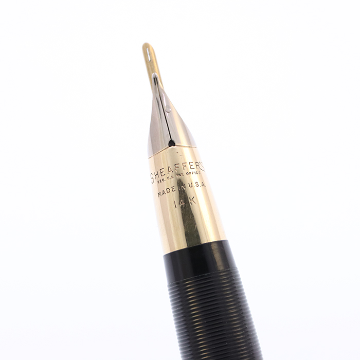 中古)SHEAFFER シェーファー 万年筆 スノーケル クレスト バーガンディ
