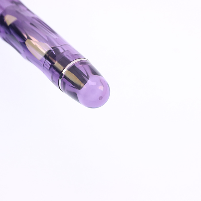 中古)PLATINUM プラチナ 万年筆 #3776 センチュリー 富士旬景 紫雲