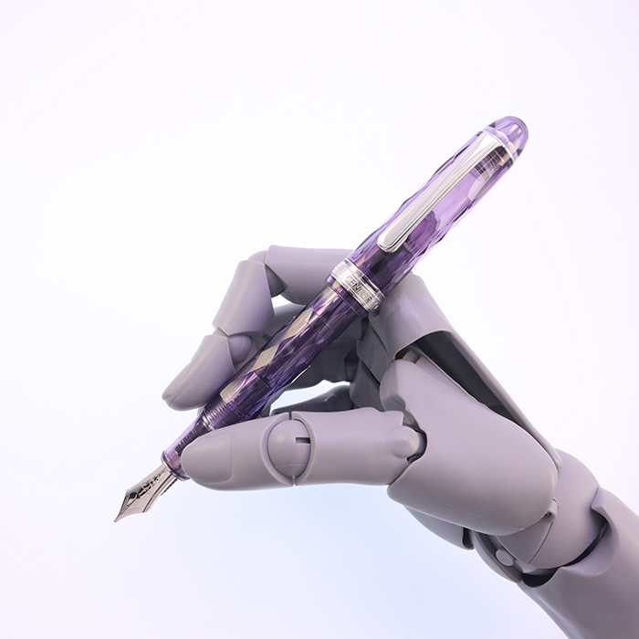 中古)PLATINUM プラチナ 万年筆 #3776 センチュリー 富士旬景 紫雲