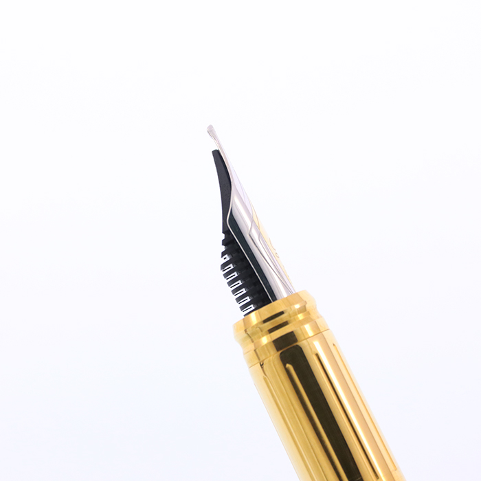 中古)S.T.Dupont エス・テー・デュポン 万年筆 クラシック2 ゴールド