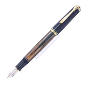 Pelikan ペリカン 万年筆 スーベレーン M400 茶縞 EF メイン