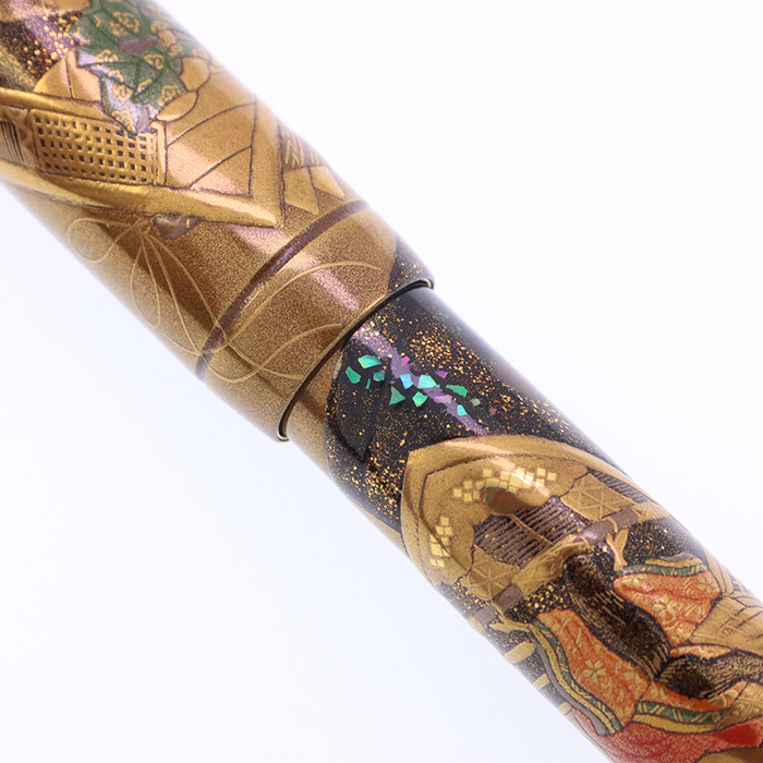 中古)PILOT パイロット 万年筆 創立80周年記念 雅 草紙絵 中字（商品ID