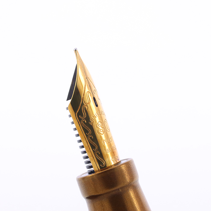 中古)PILOT パイロット 万年筆 創立80周年記念 雅 草紙絵 中字（商品ID