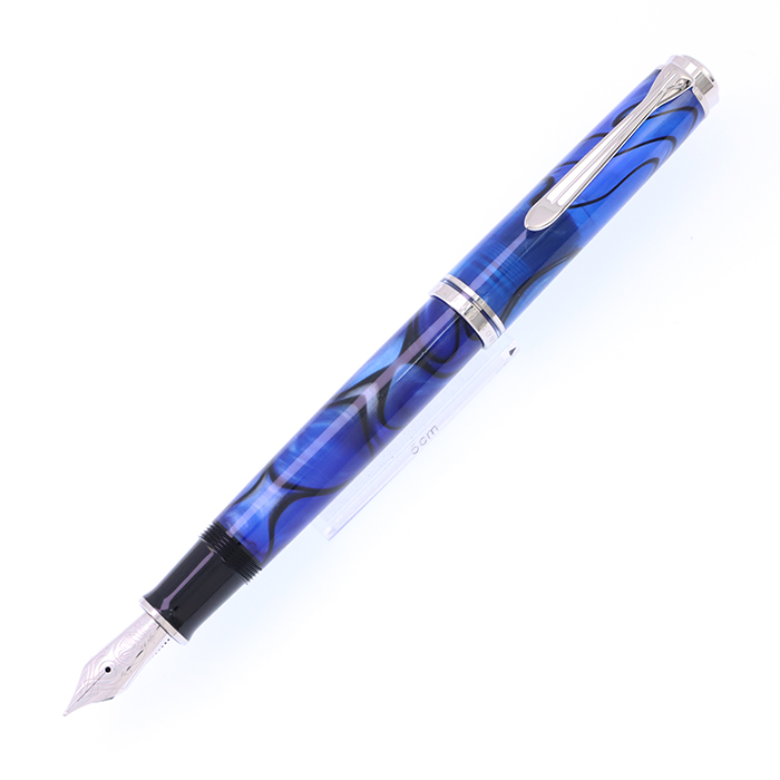 【Amami 新品文具】 Pelikan M805 ブルーデューン　万年筆／F 詳細ページ | 万年筆 ボールペンなど高級筆記具の販売・買取