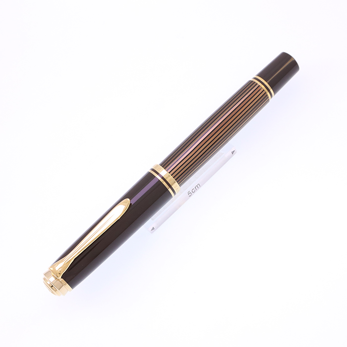 中古)Pelikan ペリカン 万年筆 スーベレーン M800 ブラウンブラック F