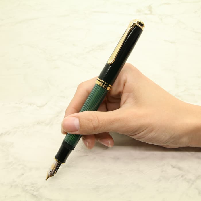 ペリカン 万年筆 M800 保証書付 緑縞の整ったもの 詳細ページ | 万年筆 ボールペンなど高級筆記具の販売・買取