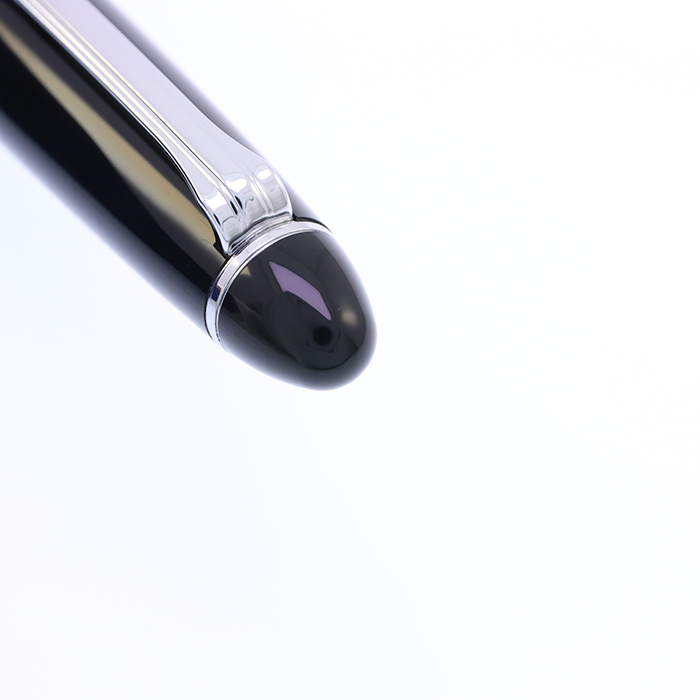 中古)SAILOR セーラー 万年筆 プロフィット21 銀 ブラック 長刀研ぎ