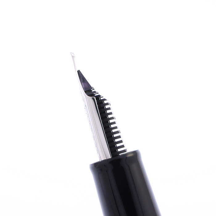 中古)SAILOR セーラー 万年筆 プロフィット21 銀 ブラック 長刀研ぎ