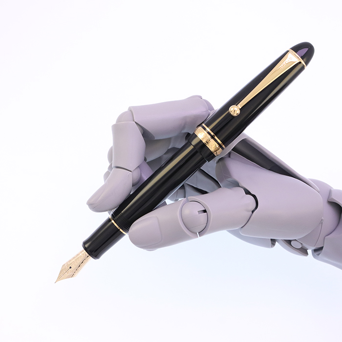 中古)PILOT パイロット 万年筆 カスタム742 ブラック 細字（商品