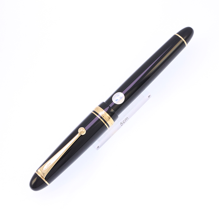 中古)PILOT パイロット 万年筆 カスタム742 ブラック 細字（商品