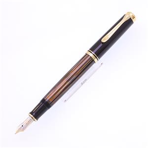 万年筆 スーベレーン M400 茶縞 F