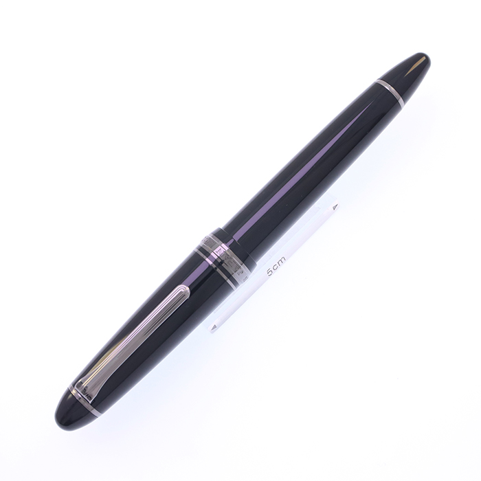 中古)SAILOR セーラー 万年筆 プロフィット ブラックラスター 細字