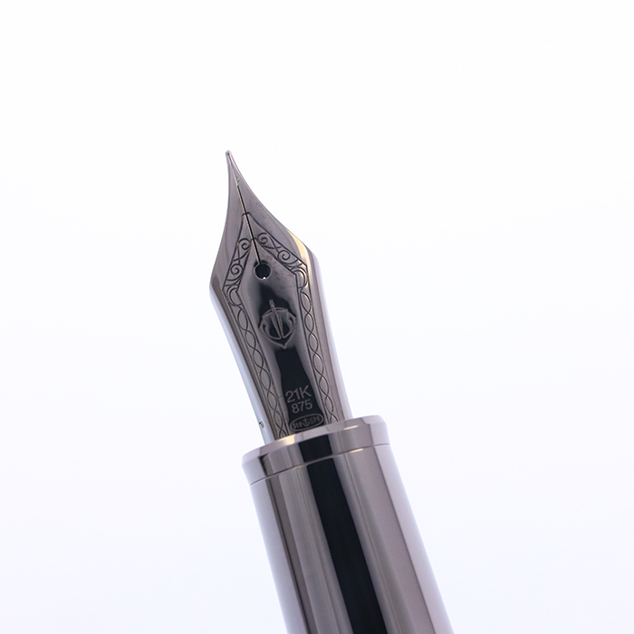 中古)SAILOR セーラー 万年筆 プロフィット ブラックラスター 細字