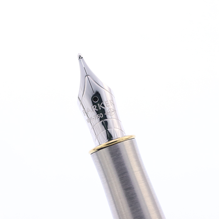 中古)PARKER パーカー 万年筆 ソネット プレミアム メタル&ブラックGT
