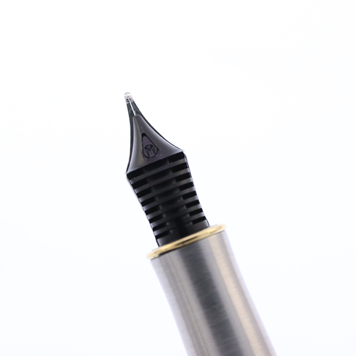 中古)PARKER パーカー 万年筆 ソネット プレミアム メタル&ブラックGT