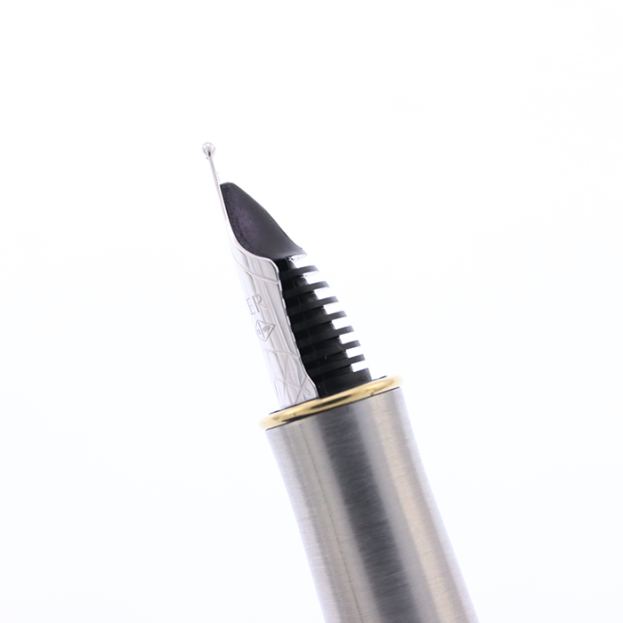 中古)PARKER パーカー 万年筆 ソネット プレミアム メタル&ブラックGT