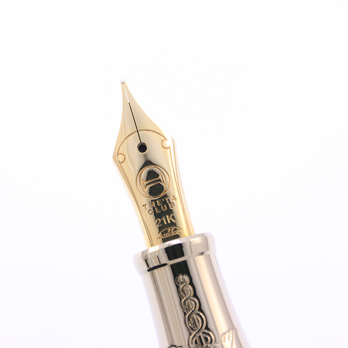 中古)SAILOR セーラー 万年筆 創業85周年記念 シータ 青漆 中字（商品