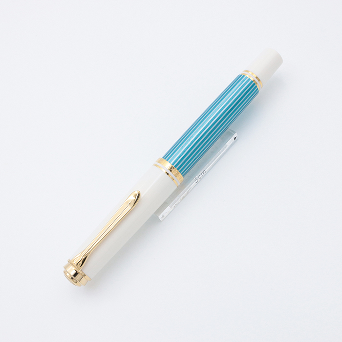 ペリカン 万年筆 スーべレーン M600 ターコイズホワイト（F）