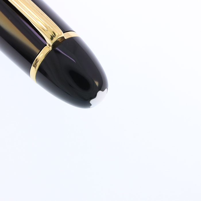 さんちゃん モンブラン149万年筆14C 吸入式ペン先はM中字14ｋ金 中古)MONTBLANC モンブラン 万年筆 マイスターシュテュック #149 14C白