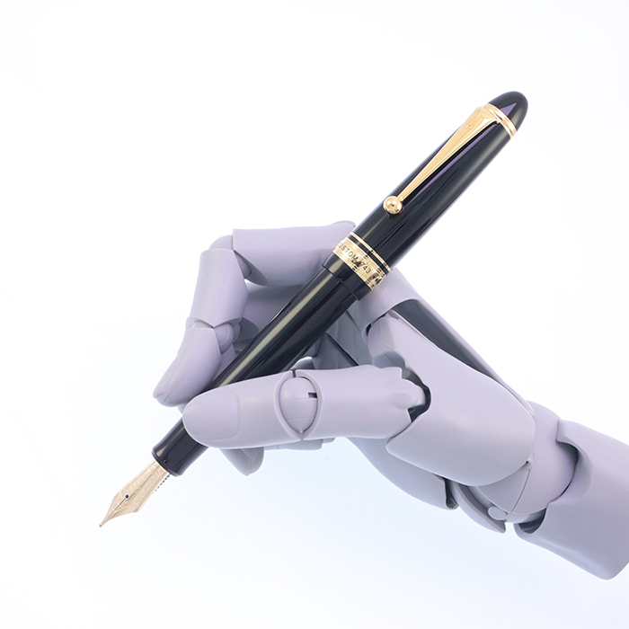 中古)PILOT パイロット 万年筆 カスタム743 ブラック スタブ