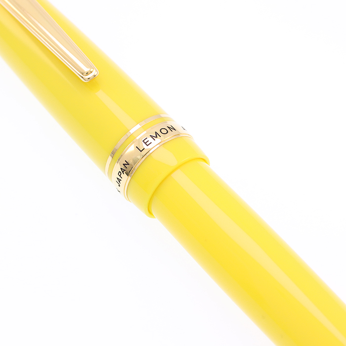 中古)MARUZEN 丸善 万年筆 丸善創業130周年記念 檸檬 -LEMON- 太字