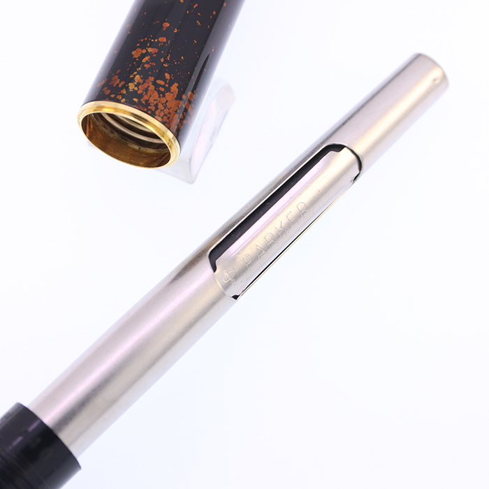 中古)PARKER パーカー 万年筆 プリミア ビゾンフォンセ 純正漆 M（商品