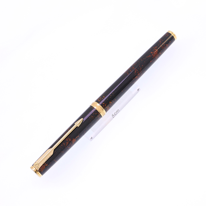 中古)PARKER パーカー 万年筆 プリミア ビゾンフォンセ 純正漆 M（商品